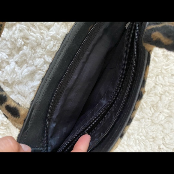 Leopard furry mini bag - Picture 3 of 4